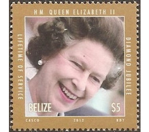 Queen Elizabeth II, Diamond Jubilee - Central America / Belize 2012 - 5