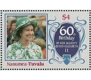 Queen Elizabeth II - Polynesia / Tuvalu, Nanumea 1986