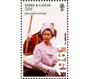 Queen Elizabeth II visits India (1961) - Caribbean / Turks and Caicos Islands 2015 - 50