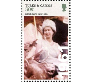 Queen Elizabeth II visits India (1961) - Caribbean / Turks and Caicos Islands 2015 - 50