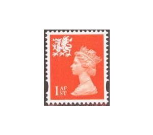 Queen Elizabeth II - Wales - Machin Portrait - United Kingdom / Wales Regional Issues 2000