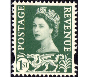 Queen Elizabeth II - Wales - Wilding Portrait - United Kingdom / Wales Regional Issues 2008