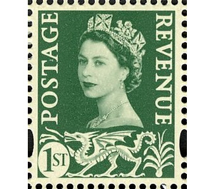 Queen Elizabeth II - Wales - Wilding Portrait - United Kingdom / Wales Regional Issues 2008