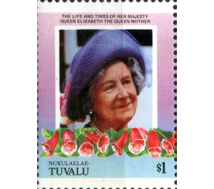 Queen Elizabeth Then Queen Mother - Polynesia / Tuvalu, Nukulaelae 1985