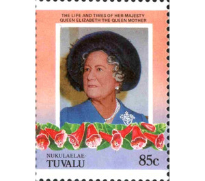 Queen Elizabeth Then Queen Mother - Polynesia / Tuvalu, Nukulaelae 1985