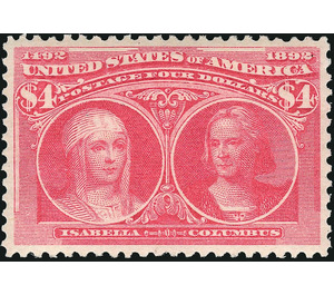 Queen Isabella and Columbus - United States of America 1893