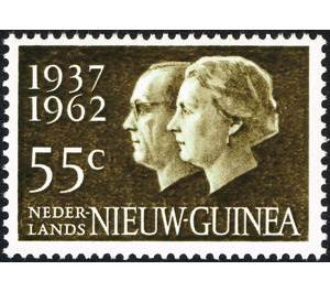 Queen Juliana and Prince Bernhard - Melanesia / Netherlands New Guinea 1962 - 55