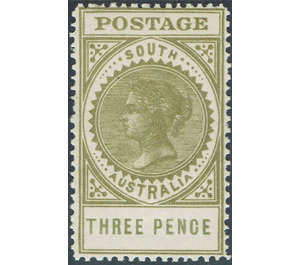 Queen Victoria (bold postage) - South Australia 1906 - 3