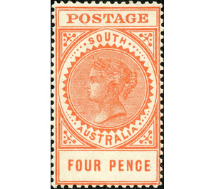 Queen Victoria (bold postage) - South Australia 1906 - 4