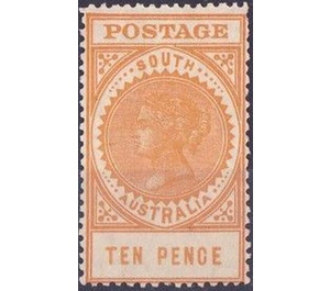 Queen Victoria (bold postage) - South Australia 1907 - 10