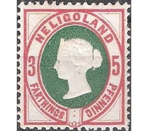 Queen Victoria - Germany / Old German States / Helgoland 1875 - 5