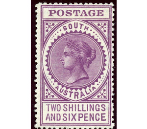 Queen Victoria (POSTAGE in bold characters) - South Australia 1906