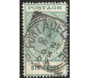 Queen Victoria (POSTAGE in thin characters) - South Australia 1903