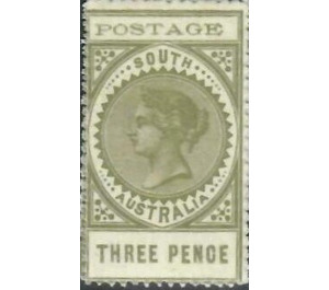 Queen Victoria (POSTAGE in thin characters) - South Australia 1904