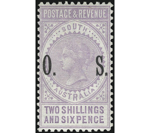 Queen Victoria (Postage & Revenue) overprinted by O.S. - South Australia 1901