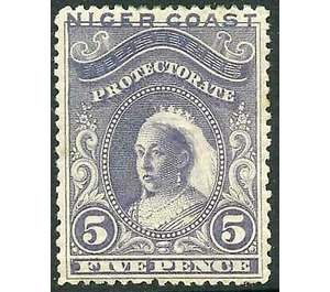 Queen Victoria - West Africa / Niger Coast Protectorate 1893