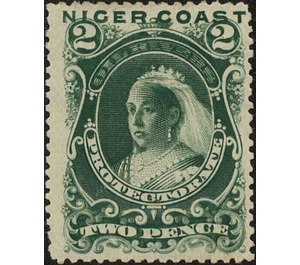 Queen Victoria - West Africa / Niger Coast Protectorate 1893 - 2