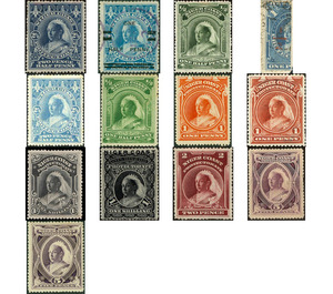 Queen Victoria - West Africa / Niger Coast Protectorate 1894 Set