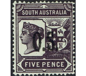 Queen Victoria with O.S. overprint close - South Australia 1901