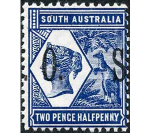 Queen Victoria with O.S. overprint wide - South Australia 1901