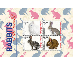 Rabbits of the World - Caribbean / Antigua and Barbuda 2021