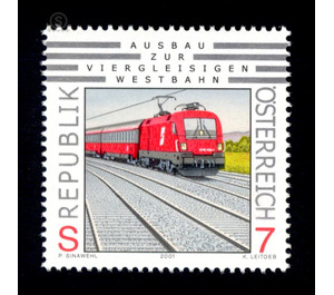 railroad  - Austria / II. Republic of Austria 2001 - 7 Shilling
