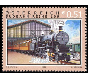 railroad  - Austria / II. Republic of Austria 2002 - 51 Euro Cent