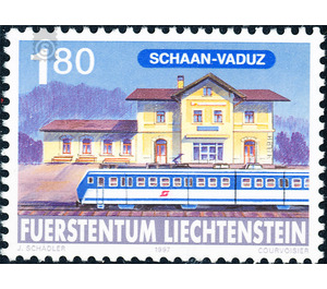 railroad  - Liechtenstein 1997 - 180 Rappen