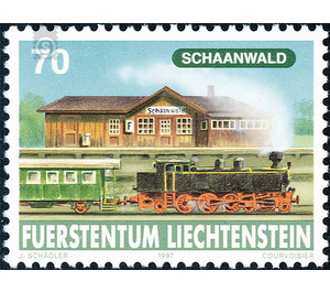 railroad  - Liechtenstein 1997 - 70 Rappen