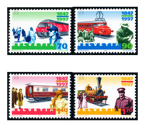 railroad  - Switzerland 1997 Set