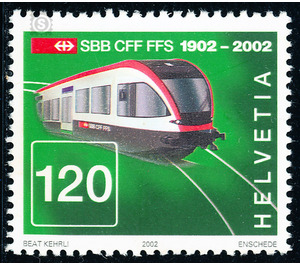 railroad  - Switzerland 2002 - 120 Rappen