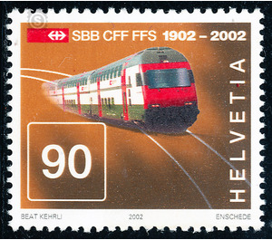 railroad  - Switzerland 2002 - 90 Rappen