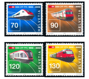 railroad  - Switzerland 2002 Set