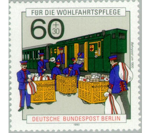 Railway Post Office (approx. 1900) - Germany / Berlin 1990