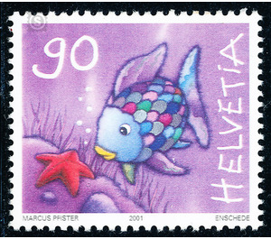 Rainbow Fish  - Switzerland 2001 - 90 Rappen