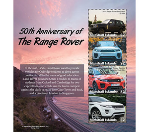 Range Rover, 50th Anniversary - Micronesia / Marshall Islands 2021