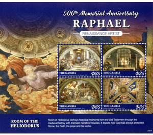 Raphael, 500th Death Anniversary - West Africa / Gambia 2020