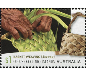 Rectangular basket - Cocos (Keeling) Islands 2018 - 1