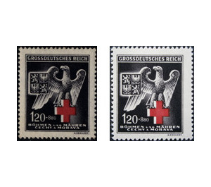 Red Cross - Germany / Old German States / Bohemia and Moravia 1943 Set
