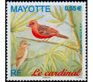 Red-headed Fody (Foudia eminentissima) - East Africa / Mayotte 2009 - 0.55