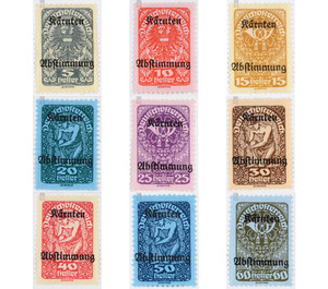 Referendum in Carinthia  - Austria / Republic of German Austria / German-Austria 1920 Set