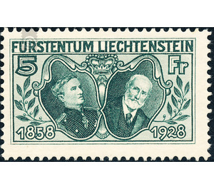 Regierungsjubiläum  - Liechtenstein 1928 - 500 Rappen