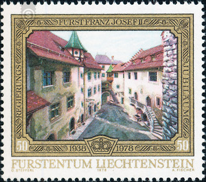 Regierungsjubiläum  - Liechtenstein 1978 - 50 Rappen