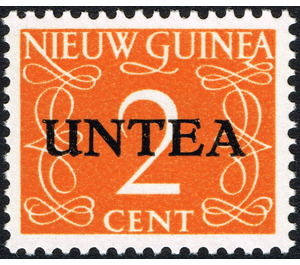 Regular Issue overprinted ``UNTEA`` - Melanesia / Netherlands New Guinea 1962 - 2