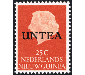 Regular Issue overprinted ``UNTEA`` - Melanesia / Netherlands New Guinea 1962 - 25