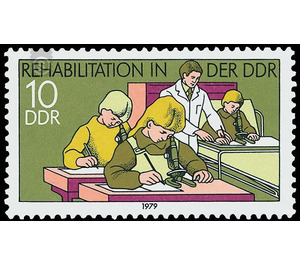 Rehabilitation of the disabled  - Germany / German Democratic Republic 1979 - 10 Pfennig