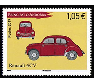 Renault 4CV - Andorra, French Administration 2019 - 1.05