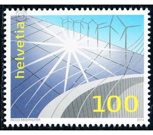 Renewable energy  - Switzerland 2014 - 100 Rappen