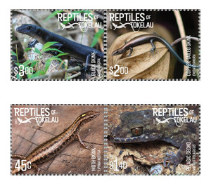 Reptiles of Tokelau - Polynesia / Tokelau 2017 Set