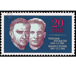 Resistance fighters  - Germany / German Democratic Republic 1970 - 20 Pfennig